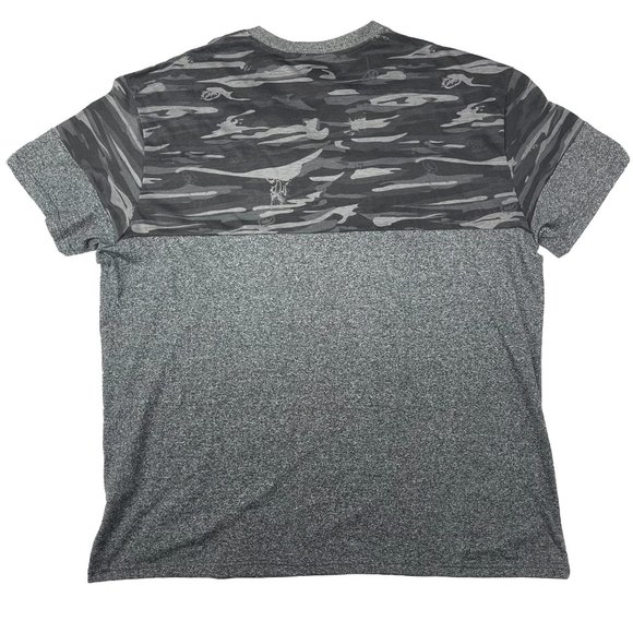 ecko unltd Men's Size 2XL Gray Black Graphic Logo V-Neck Short Sleeve Shirt NEW - Picture 8 of 11